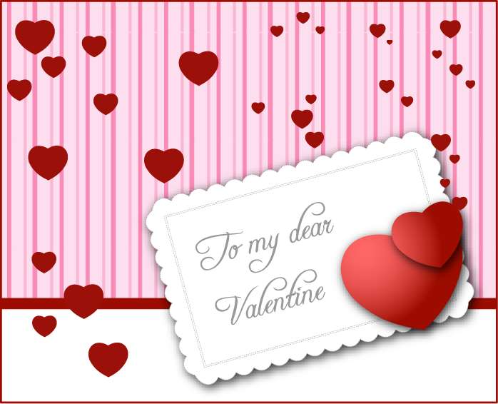 free vector Valentine’s Day Card Vector Graphic